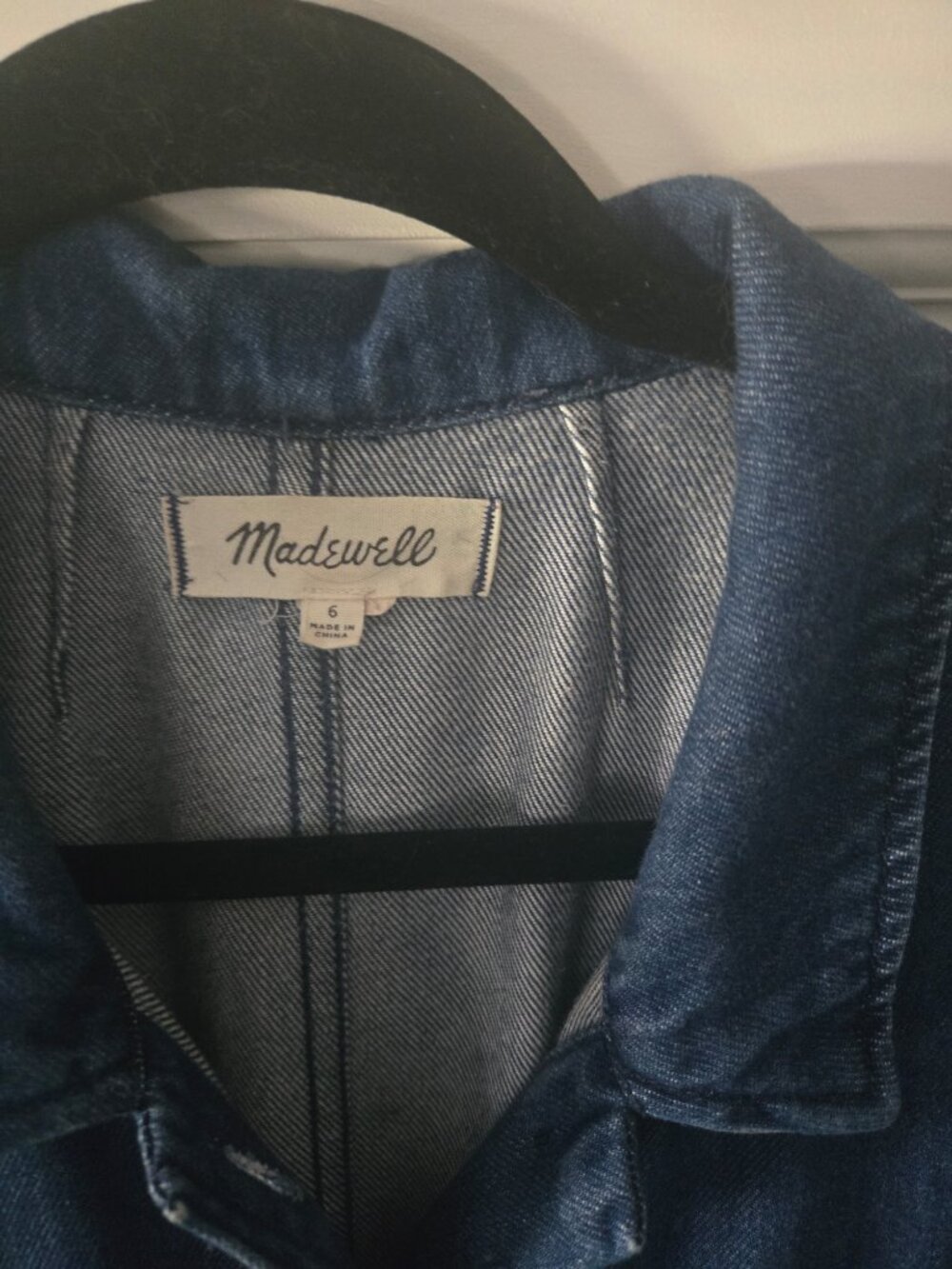 Madewell denim jumpsuit - Picture 3 of 4